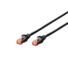 DIGITUS Patch cable, RJ-45 (M), RJ-45 (M), 10m, SFTP, CAT6 - halogen-free,  black, image 