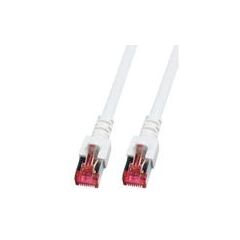 M-CAB Patch cable RJ-45 (M) 1m SFTP  CAT6 halogen-free, booted,  white (3271), image 