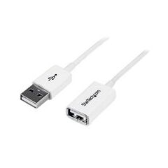 StarTech.com 1m White USB 2.0 Extension Cable A to A - M/F, image 