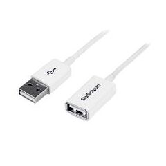StarTech.com 3m White USB 2.0 Extension Cable A to A - M/F, image 