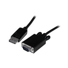 StarTech.com 91CM DisplayPort to VGA Adapter Converter Cable – DP to VGA 1920x1200 - Black, image 