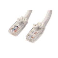 StarTech.com Gigabit Snagless RJ45 UTP Cat6 Patch Cable Cord 15m  UTP  CAT6  moulded, snagless  white  (N6PATC15MWH), image 
