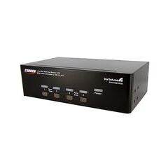 StarTech.com 4 Port DVI VGA Dual Monitor KVM Switch USB with Audio & USB 2.0 Hub, image 