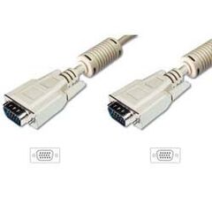 ASSMANN VGA cable,  HD-15 (M)  HD-15 (M)  5m  beige (AK-310103-050-E), image 