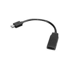 Lenovo Display cable Mini DisplayPort (M) 19 pin HDMI (F) 20 cm  , image 