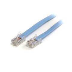 StarTech.com Cisco Console Rollover Cable RJ45 Ethernet 1.8 m  moulded  blue, image 