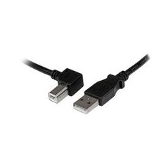 StarTech.com 2m USB 2.0 A to Left Angle B Cable - M/M, image 