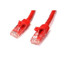 StarTech.com Gigabit Snagless RJ45 UTP Cat6 Patch Cable Cord 15m  moulded, snagless  red, image 