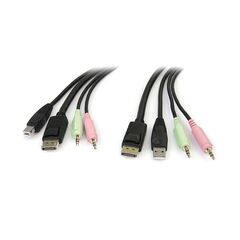 StarTech.com 1,8M USB DISPLAYPORT KVM Switch Cable (DP4N1USB6), image 