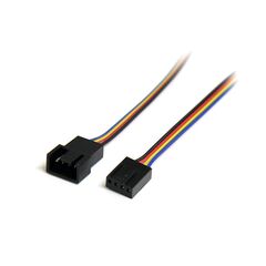 StarTech.com 30CM 4 Pin Fan Power Extension Cable  M/F, image 