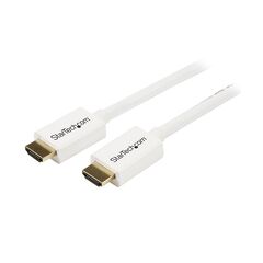 StarTech.com 5m  White CL3 In-wall High Speed HDMI Cable - Ultra HD 4k x 2k HDMI Cable - HDMI to HDMI M/M, image 