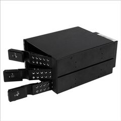 StarTech.com  3 Bay Aluminum Trayless Hot Swap Mobile Rack Backplane for 3.5in SAS II/SATA III - 6 Gbps HDD, image 