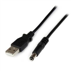 StarTech.com 1m USB to Type N Barrel 5V DC Power Cable, USB A to 5.5mm DC, image 