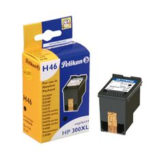 Pelikan H46  Black ink cartridge (replaces HP 300XL) (4105646), image 