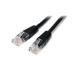 StarTech.com Molded Cat 5e UTP Patch Cable  RJ-45 (M) 15m UTP  moulded  black  (M45PAT15MBK), image 