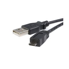 StarTech.com Micro USB Cable, A to Micro B, 1m  black  (UUSBHAUB1M), image 