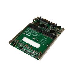 StarTech.com DUAL MSATA SSD TO 2.5 INCH (25SAT22MSAT), image 
