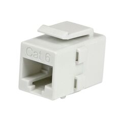 StarTech.com CAT6 RJ45 KEYSTONE JACK WHITE (C6KEYCOUPLWH), image 