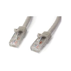 StarTech.com Gigabit Snagless RJ45 UTP Cat6 Patch Cable Cord, 3m  moulded, snagless,  grey  (N6PATC3MGR), image 