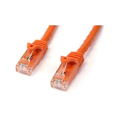 StarTech.com Gigabit Snagless RJ45 UTP Cat6 Patch Cable Cord, 3m,  moulded, snagless- orange (N6PATC3MOR), image 