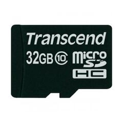Transcend Flash memory card 32GB Class10  microSDHC (TS32GUSDC10), image 