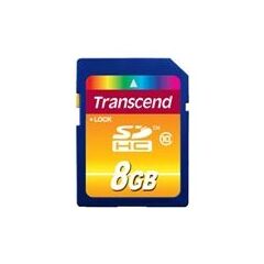Transcend Flash memory card 8GB  Class10 SDHC (TS8GSDHC10), image 