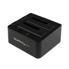 StarTech.com USB 3.0 / eSATA Dual Hard Drive Docking Station with UASP for 2.5/3.5in SATA SSD / HDD – SATA 6 Gbps, image 