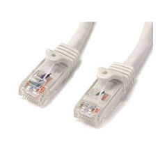 StarTech.com Gigabit Snagless RJ45 UTP Cat6 Patch Cable Cord 1m  white (N6PATC1MWH), image 