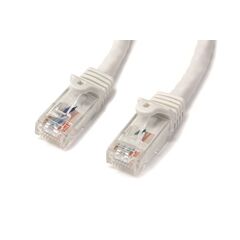 StarTech.com Gigabit Snagless RJ45 UTP Cat6 Patch Cable Cord, Patch cable, 5m white (N6PATC5MWH), image 