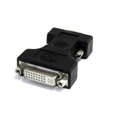StarTech.com DVI to VGA Cable Adapter - Black - F/M (DVIVGAFMBK), image 
