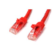 StarTech.com Gigabit Snagless RJ45 UTP Cat6 Patch Cable Cord, Patch cable,  5m, UTP, snagless, red (N6PATC5MRD), image 