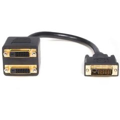 StarTech.com 40CM DVI-D to 2x DVI-D Digital Video Splitter Cable - M/F, image 