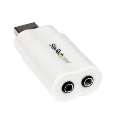 StarTech.com USB to Stereo Audio Adapter Converter / Sound card / stereo / USB 2.0 | ICUSBAUDIO, image 