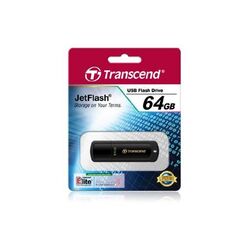 Transcend JetFlash 350 USB flash drive  64GB USB2.0  pure black (TS64GJF350), image 
