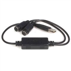StarTech.com USB to PS/2 Adapter - Keyboard and Mouse (USBPS2PC), image 