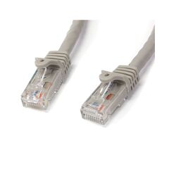 StarTech.com Gigabit Snagless RJ45 UTP Cat6 Patch Cable Cord  2m  snagless  grey (N6PATC2MGR), image 
