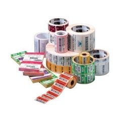 Zebra Z Trans 5P Matte permanent acrylic adhesive paper white 25.4 x 38.1mm ( 1 roll(s) x 5180 ) (880006-025), image 