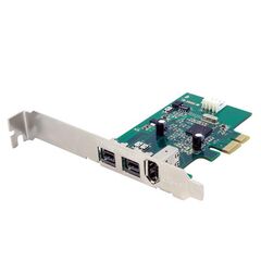 StarTech.com 3Port 2b 1a 1394 PCI Express FireWire Card Adapter (PEX1394B3), image 