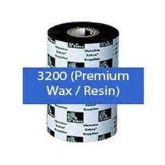 Zebra 3200 Wax/Resin 1 60 mm x 300 m print ribbon for TLP 2746; TLP 2746, 2746e; ZT200 Series ZT220 (03200BK06030), image 