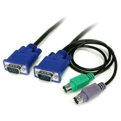 StarTech.com 1,8M 3in1 Ultra Thin PS/2 KVM Cable, image 