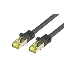 M-CAB Patch cable RJ-45 (M) RJ-45 (M) 3 m SFTP, PiMF CAT 7 halogen-free black, image 