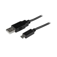 StarTech.com cable USB to Slim Micro USB - 2m ( USB / USB 2.0 ) black, image 