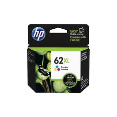 HP 62XL High Yield tricolour original ink cartridge for Envy 5640, 5644, 5660, 7640, Officejet 5740, 8040, image 