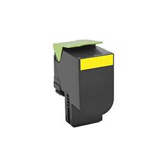 Lexmark 800H4 High Yield yellow original toner cartridge LCCP for Lexmark CX410de, CX410dte, CX410e, image 