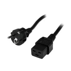 StarTech.com Computer Power Cord Power cable (250 VAC) CEE 7/7 (SCHUKO) (M) IEC 320 EN 60320 C19 2 m moulded black, image 