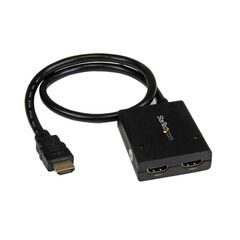 StarTech.com 4K HDMI 2-Port Video Splitter – 1x2 HDMI Splitter – Powered by USB or Power Adapter – 4K 30Hz, image 