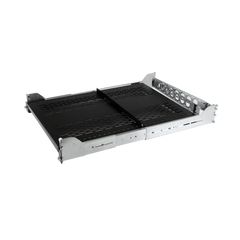StarTech.com 2U Vented Sliding Rack Shelf w/ Cable Management Arm & Adjustable Mounting Depth - 125lbs / 56.7kg, image 