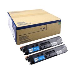 Brother TN329C 2-pack cyan original toner cartridge for DCP L8450CDW / HL-L8350CDW, L8350CDWT, L8850CDW / MFC L8850CDW, image 