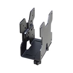 Ergotron / Mini PC mount / under-desk mountable, pole mountable, wall track mountable, VESA bracket mountable / black / for Ergotron NX; LX Dual Side-by-Side Arm | 80-107-200, image 