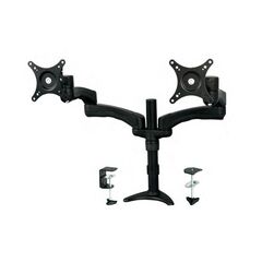 StarTech.com Articulating Dual Monitor Arm - Grommet / Desk Mount with Cable Management & Height Adjust, image 